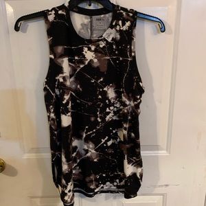 Black and cream shirt